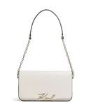 Karl Lagerfeld K/Signature Schultertasche off white