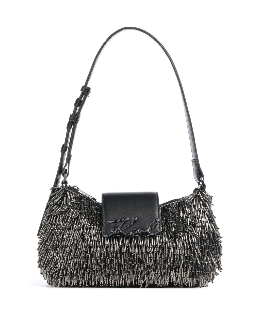 Karl Lagerfeld K/Signature Shoulder bag black embellishment