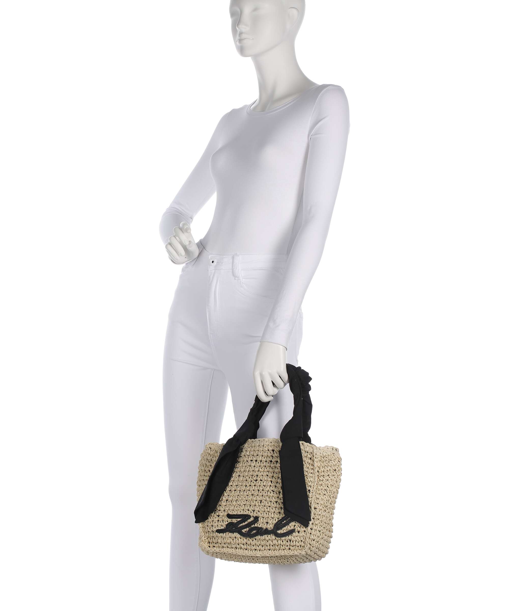 Karl Lagerfeld K/Signature Handbag natural/black