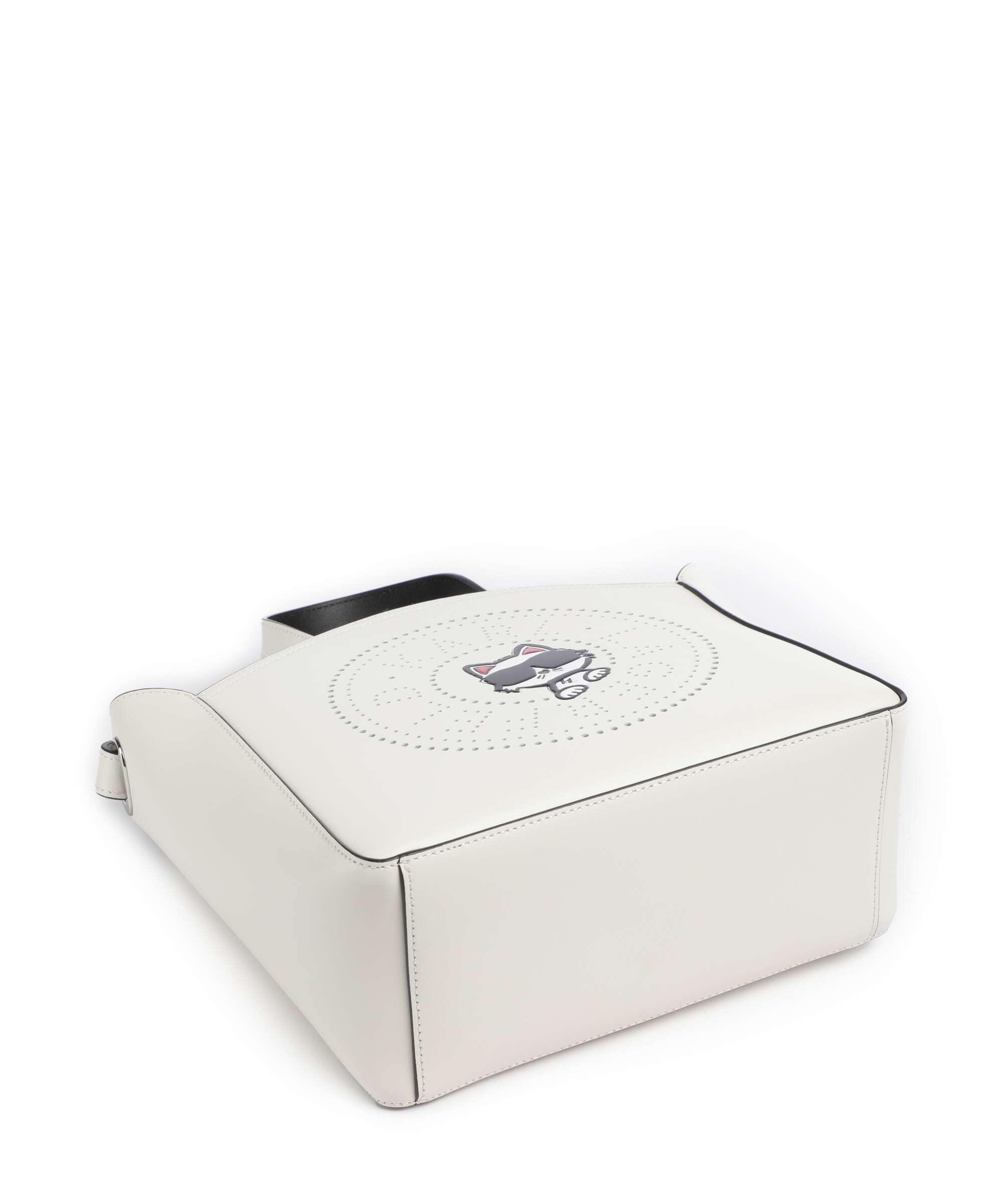 Karl Lagerfeld K/Circle Choupette Small Handbag off white