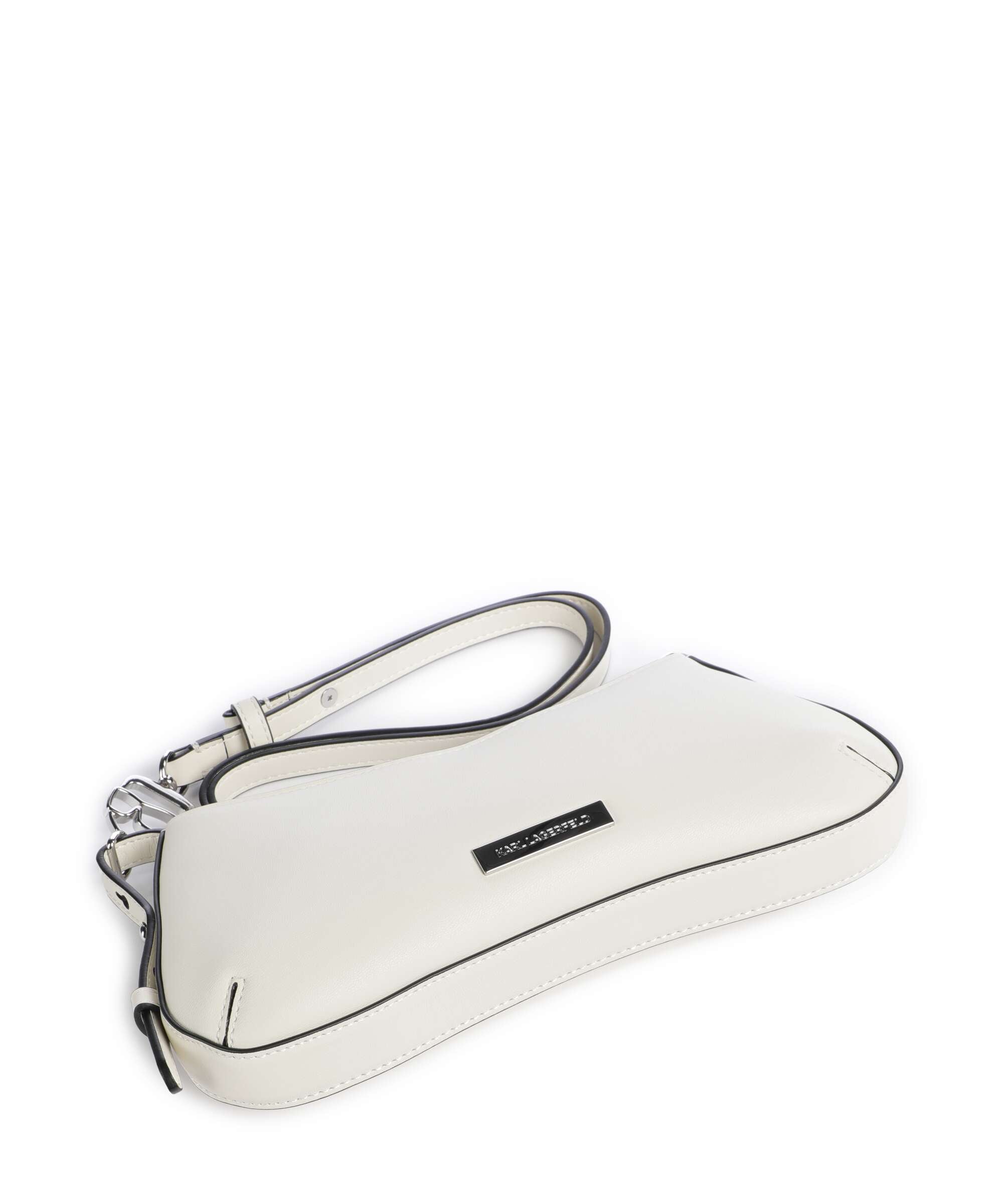 Karl Lagerfeld Ikon Smooth Shoulder bag off white