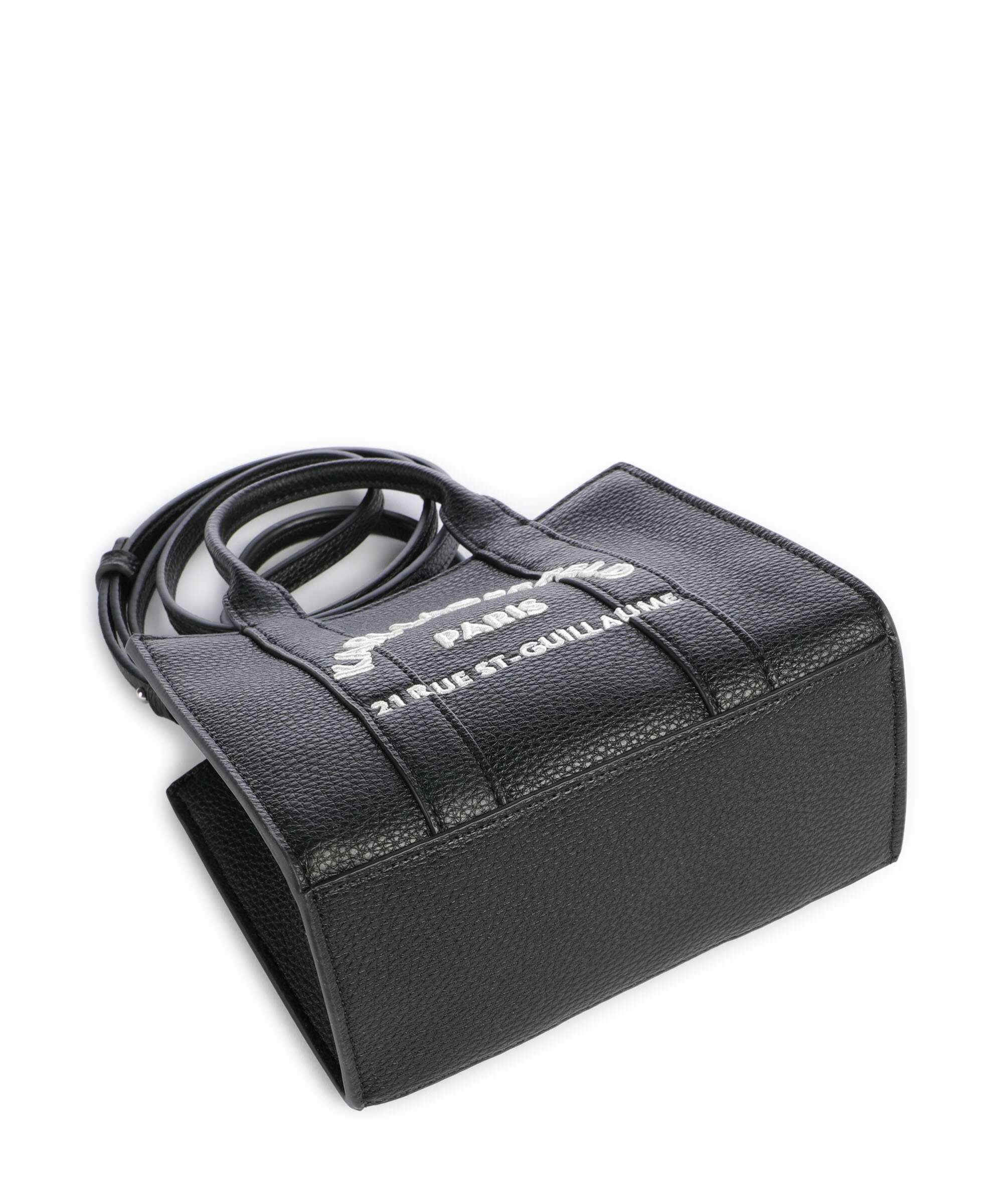 Karl Lagerfeld K/Rue St Guillaume Mini Handbag white/black