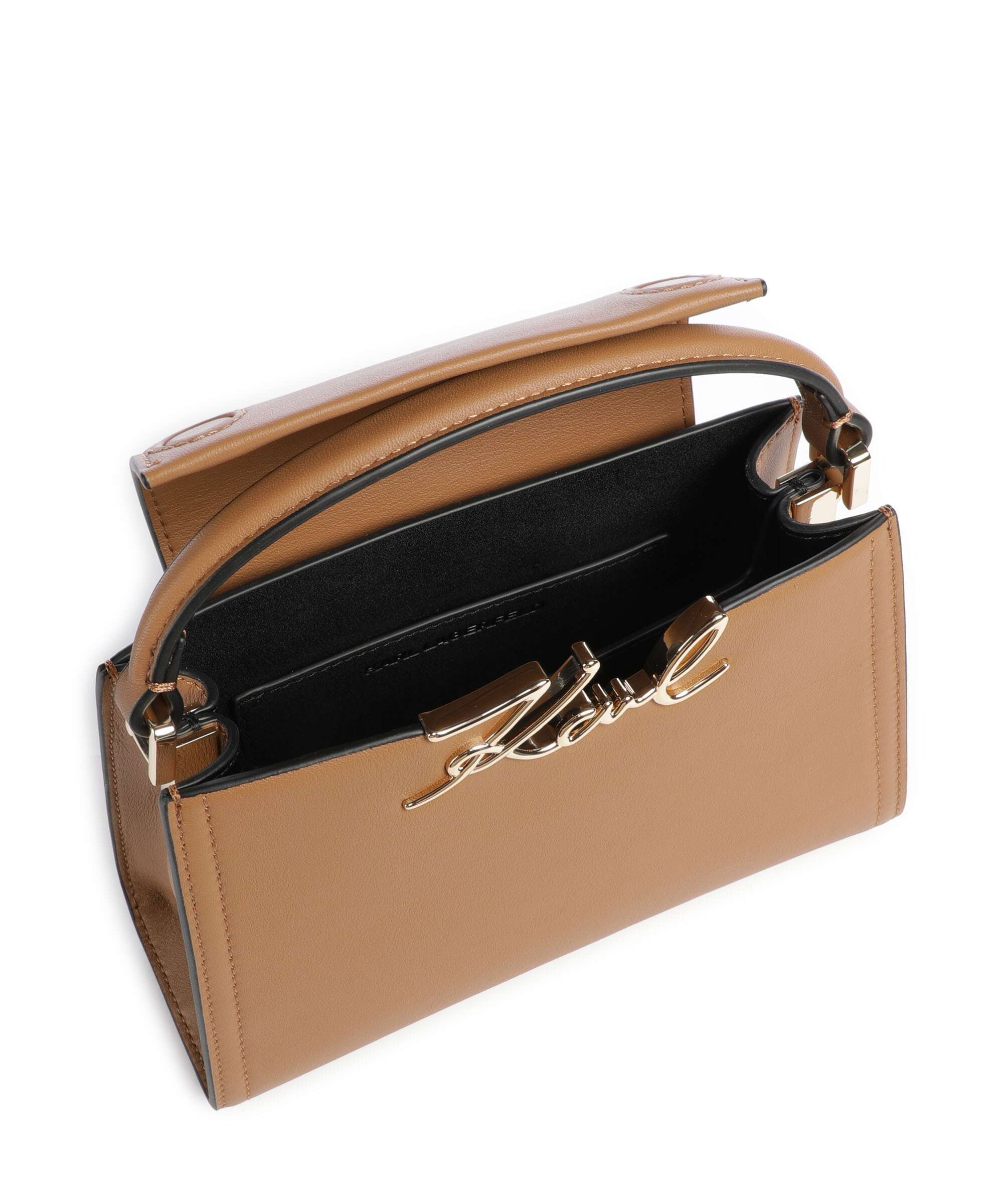 Karl Lagerfeld K/Signature Mini Handbag caramel