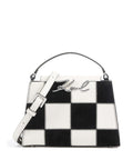 Karl Lagerfeld K/Signature Mini Handbag black/white check