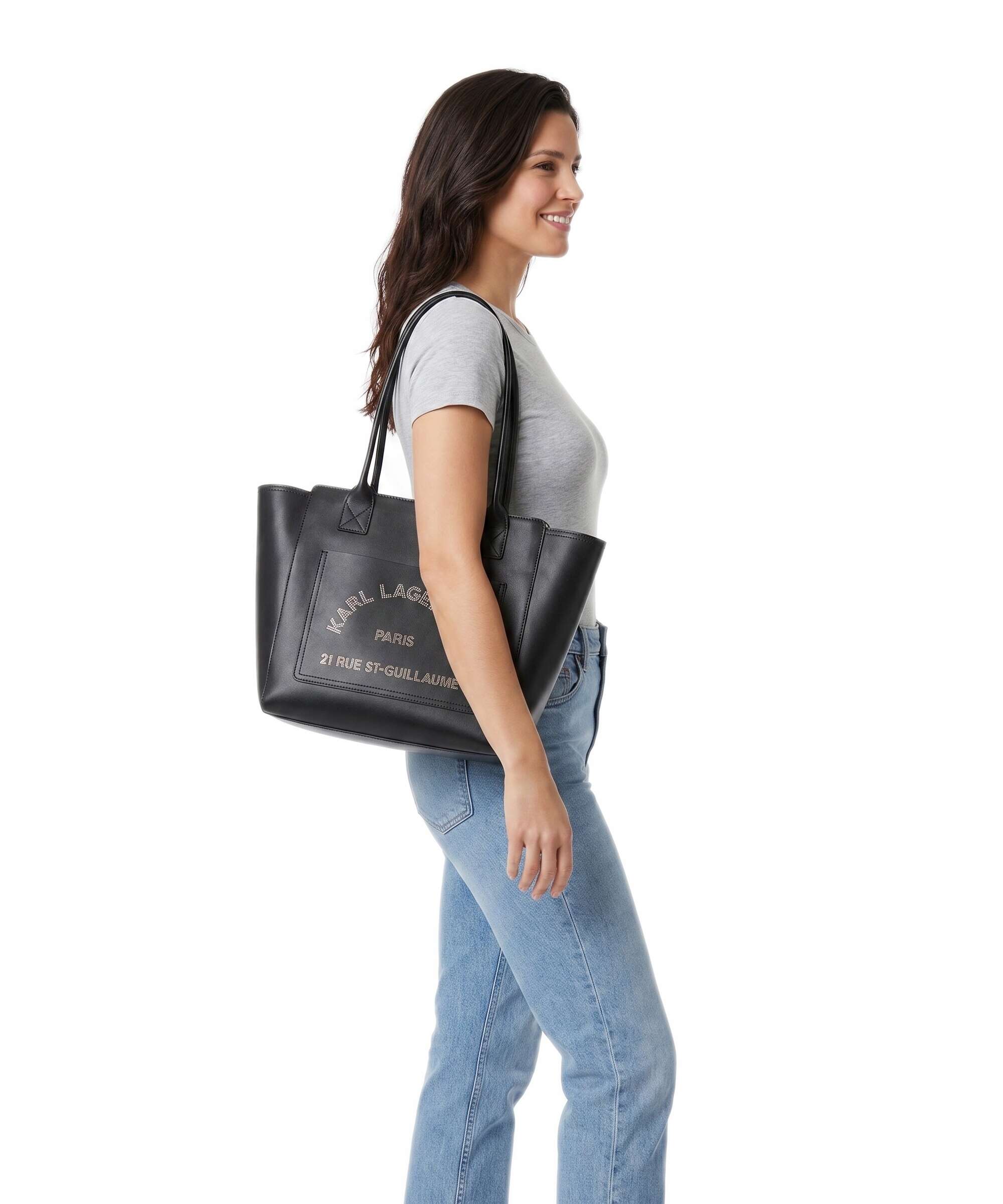 Karl Lagerfeld K/Daily Medium Tote bag black nickel