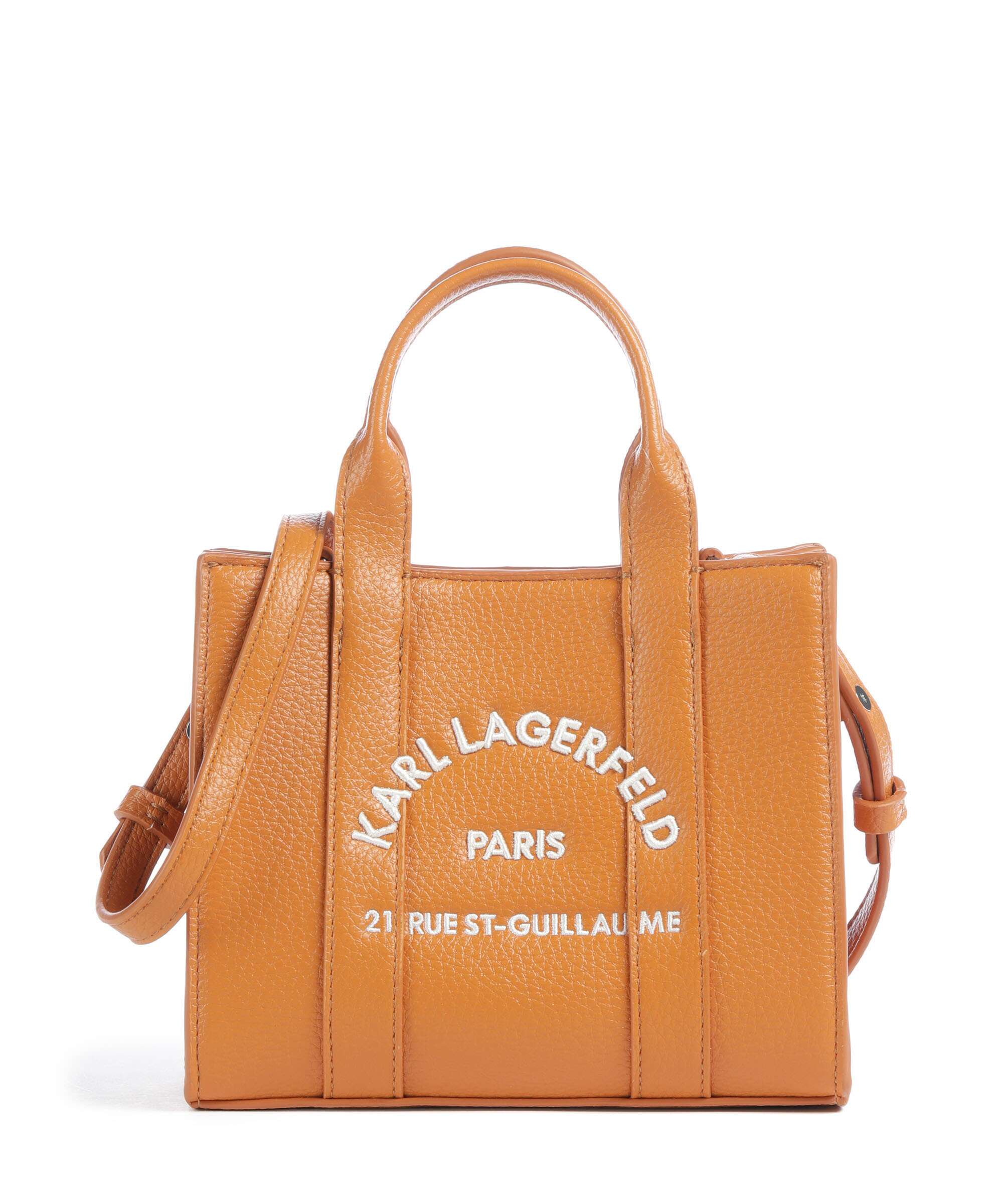 Karl Lagerfeld K/Rue St Guillaume Mini Handbag dark orange/sienna