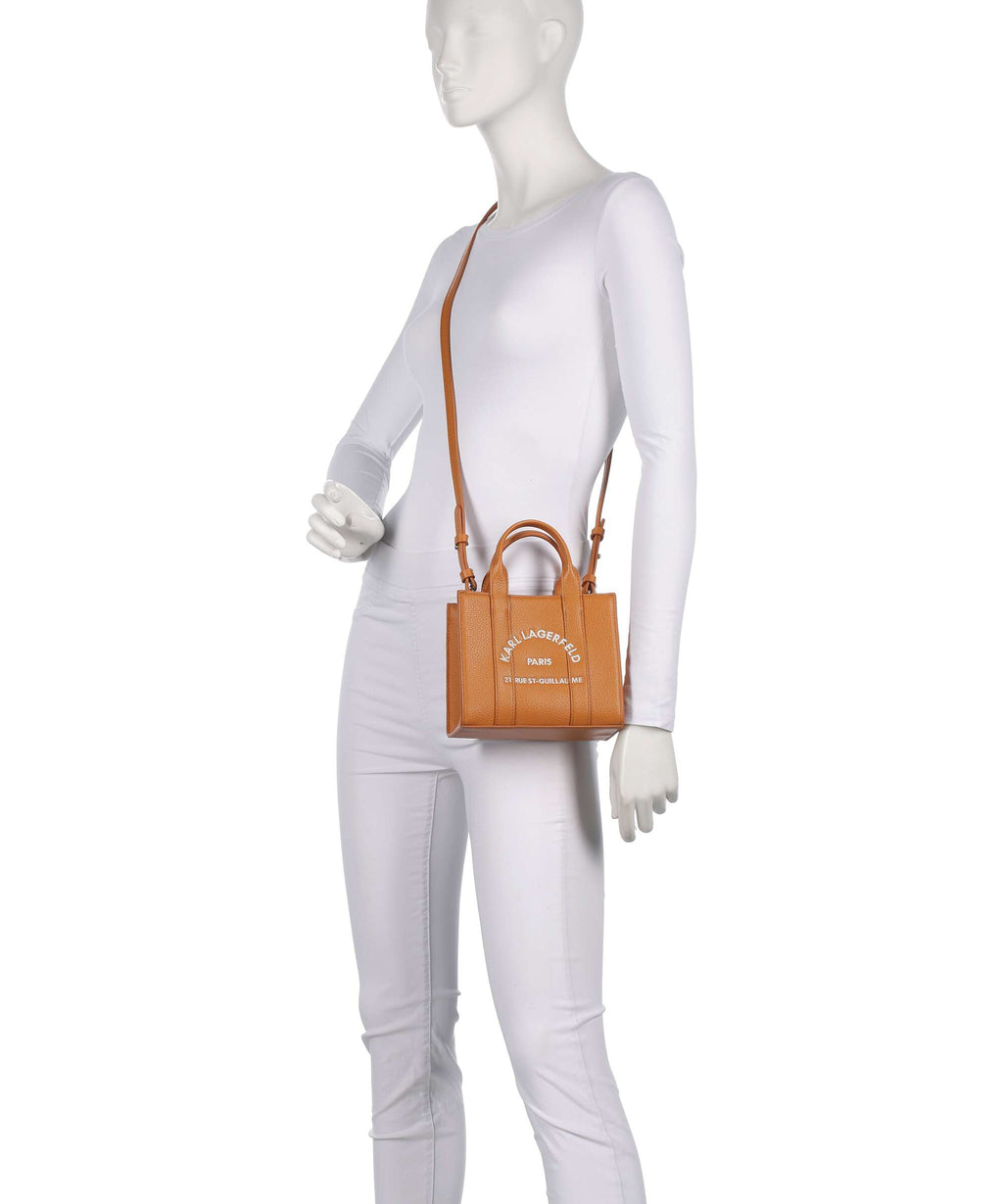 Karl Lagerfeld K/Rue St Guillaume Mini Handbag dark orange/sienna