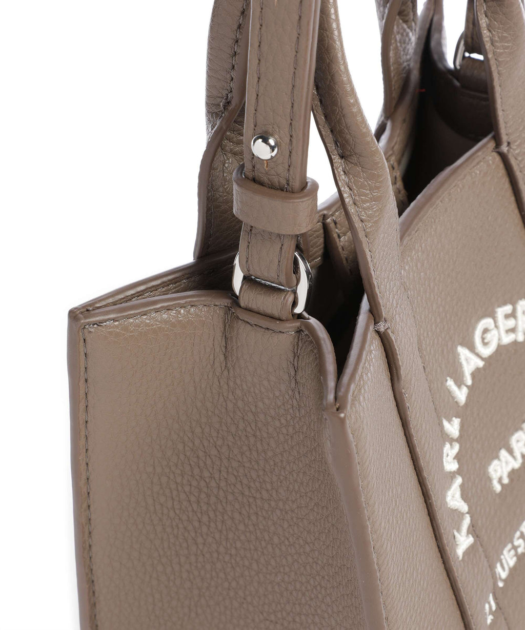 Karl Lagerfeld K/Rue St Guillaume Mini Handbag dark taupe