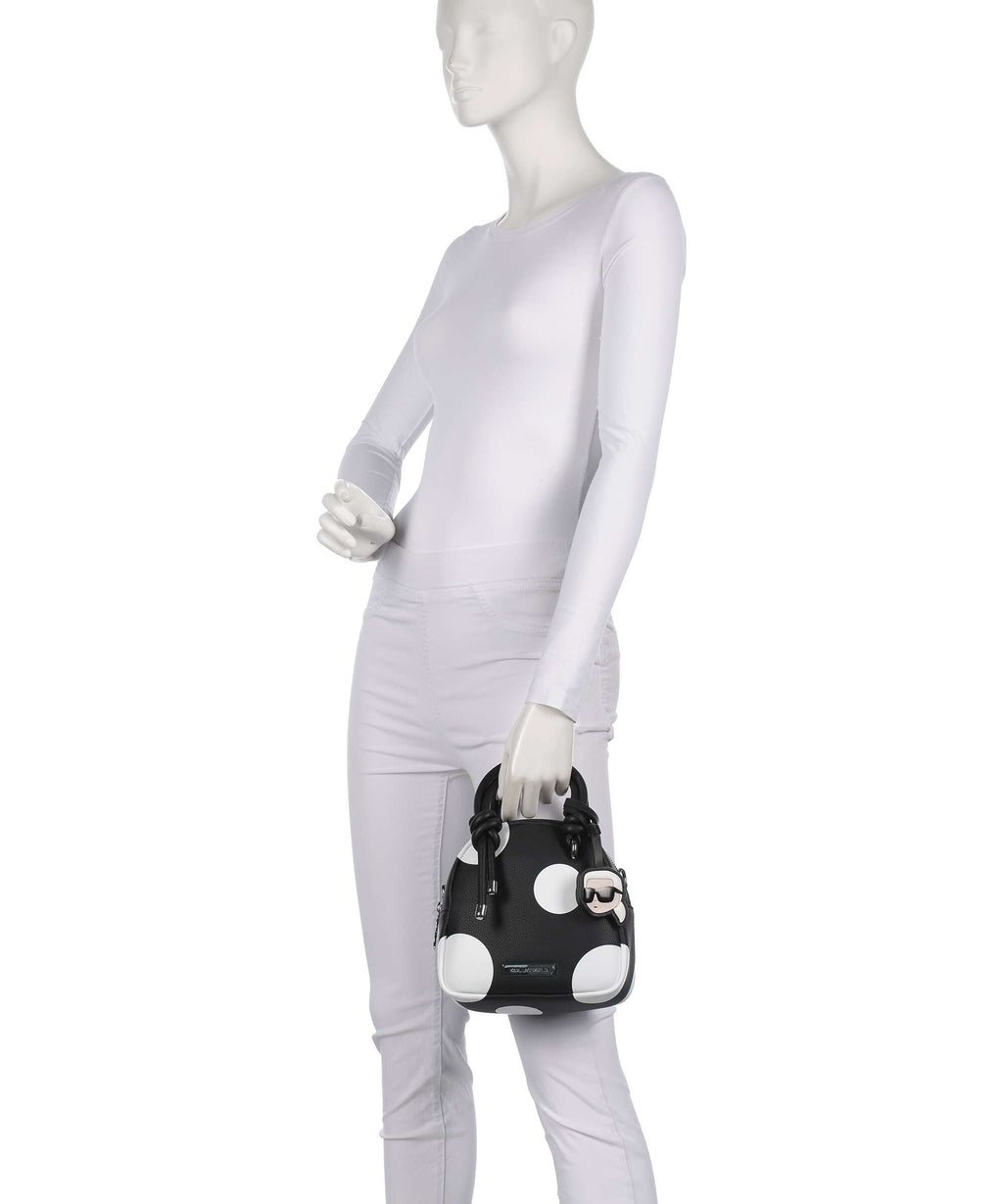 Karl Lagerfeld Ikon Handbag variable polka dot