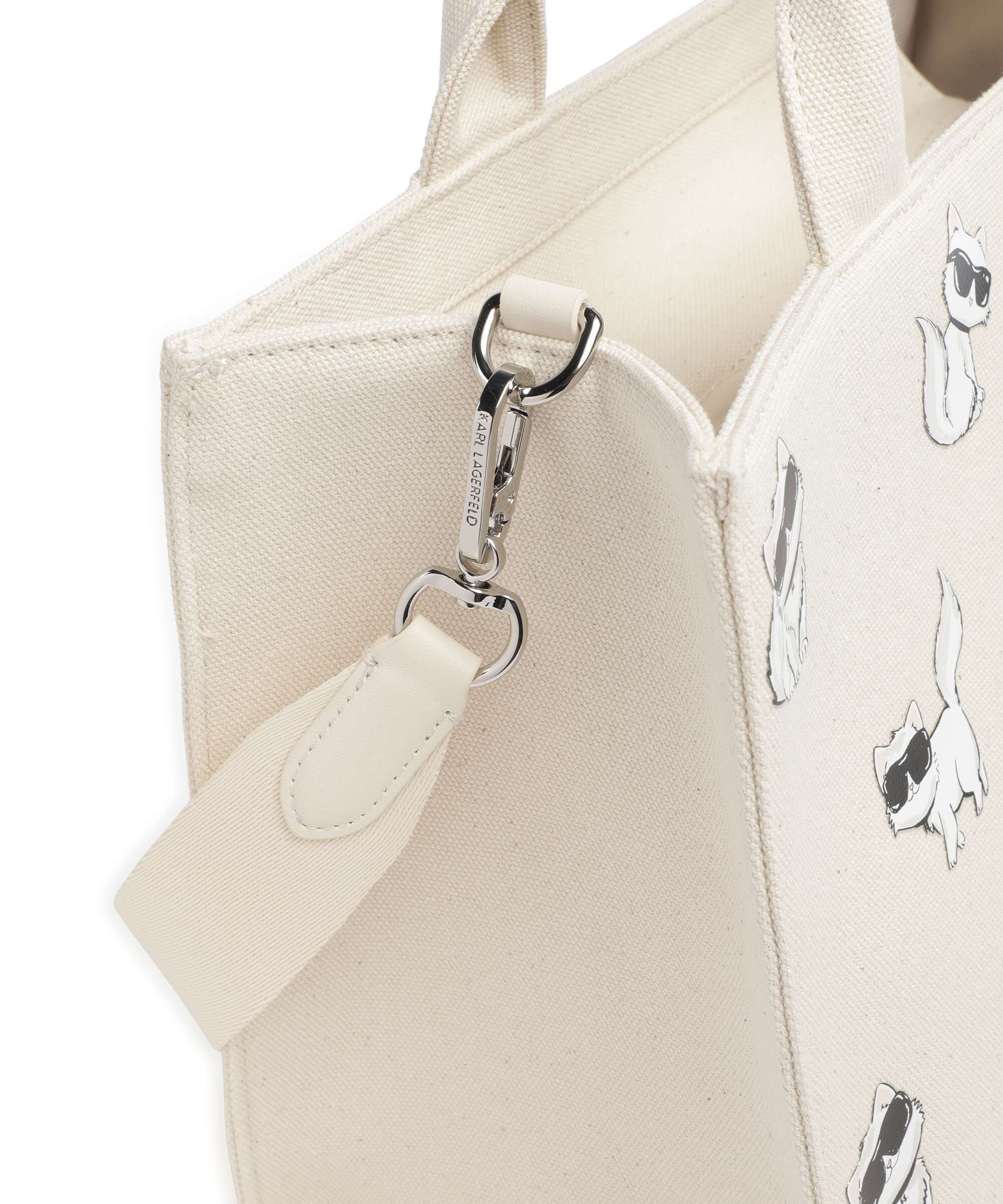 Karl Lagerfeld Ikon Medium Choupette Handbag natural