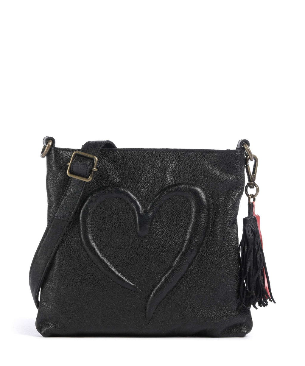 Taschendieb Wien Herzweg 4 Crossbody bag black bean
