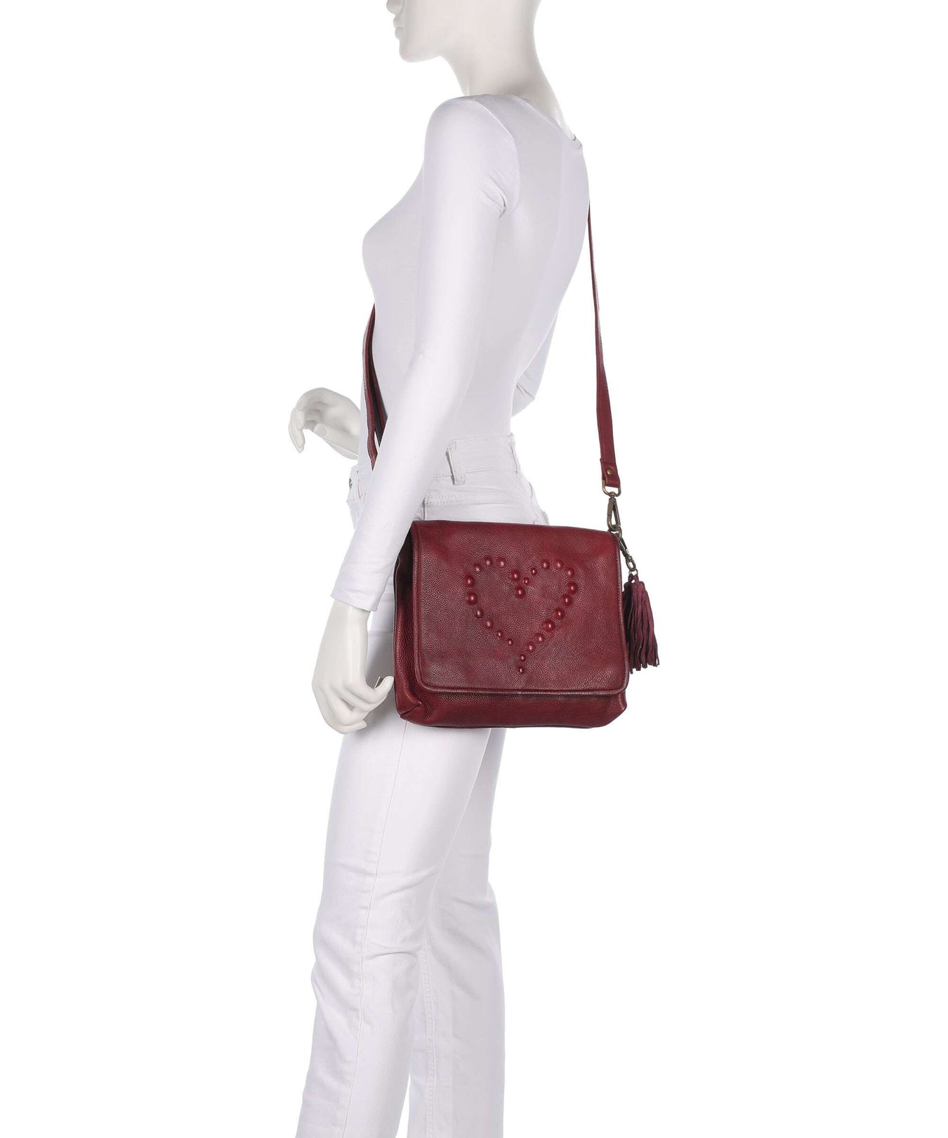 Taschendieb Wien Herzoggasse 4 Crossbody bag red burgundy