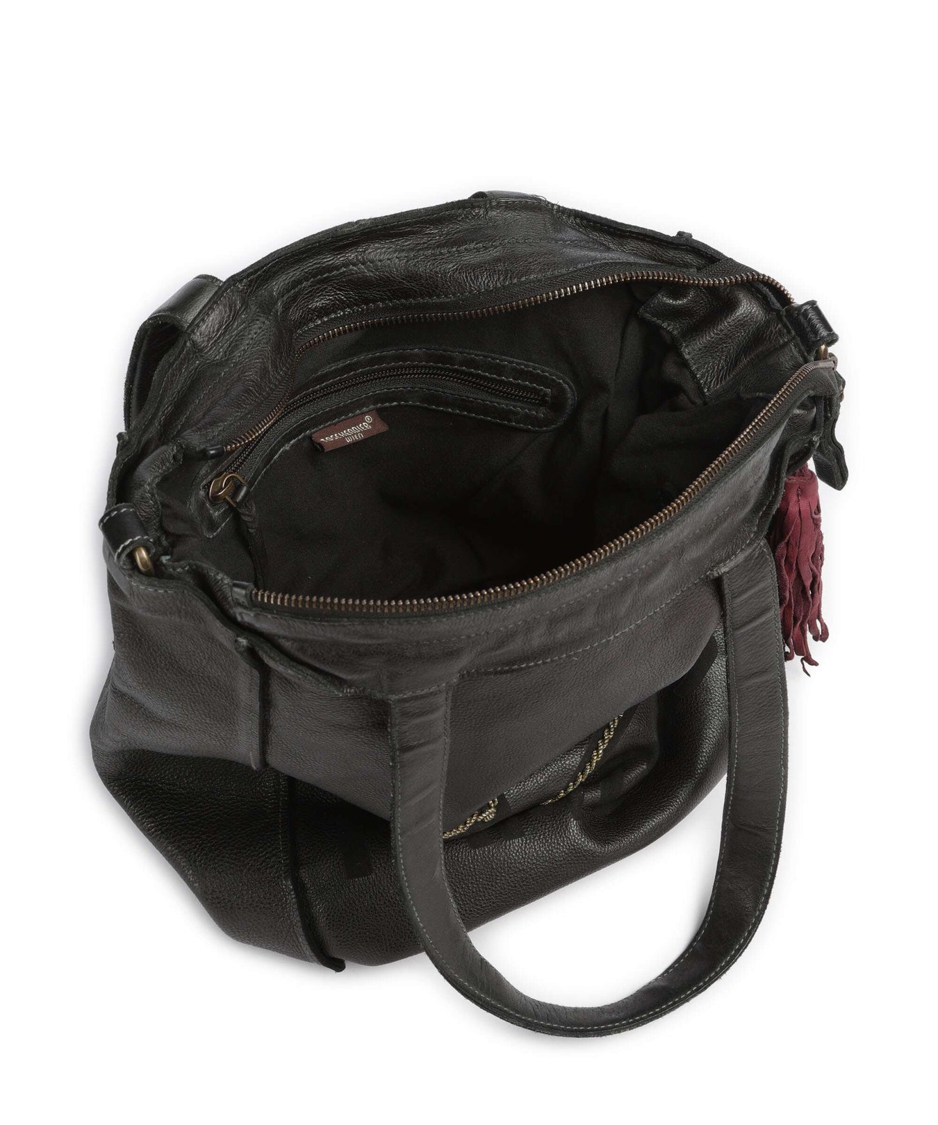 Taschendieb Wien Beethovenplatz 3 Hobo bag green forest