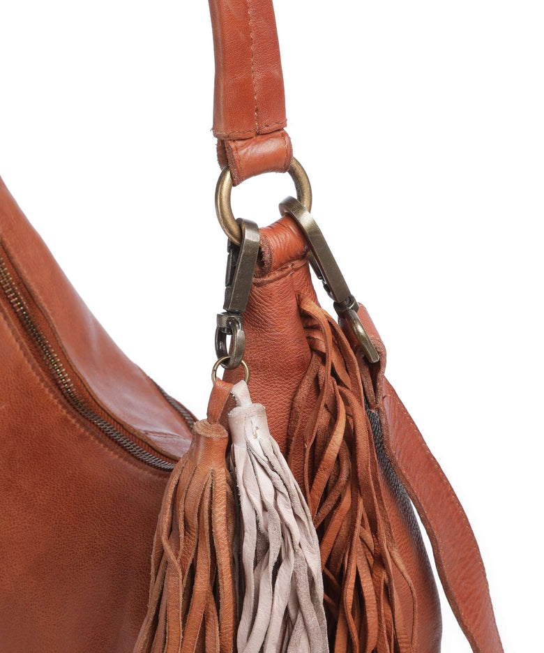 Taschendieb Wien Löwengasse 5x Hobo bag cognac