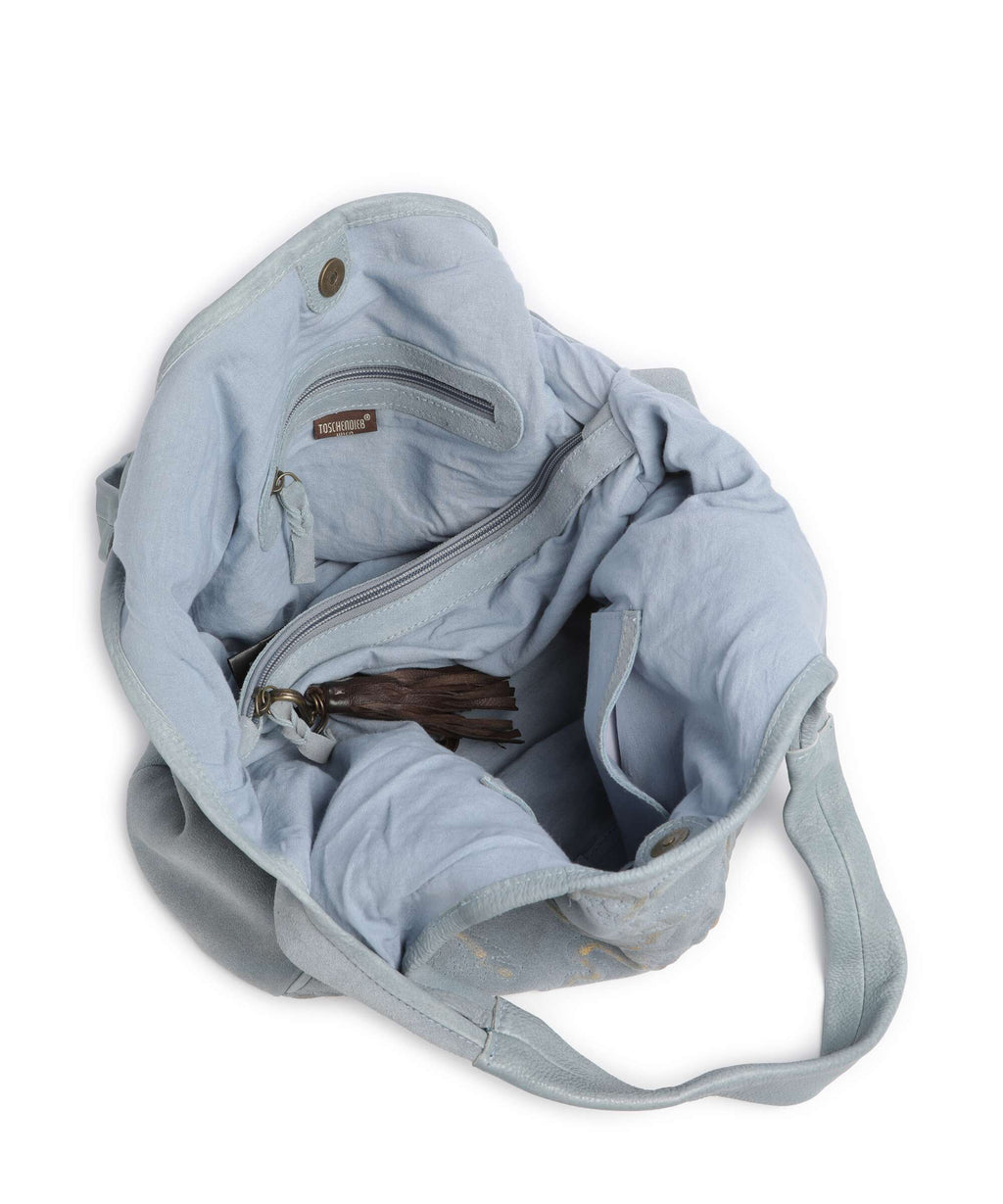 Taschendieb Wien Bäckerstrasse 3 Hobo bag ice grey