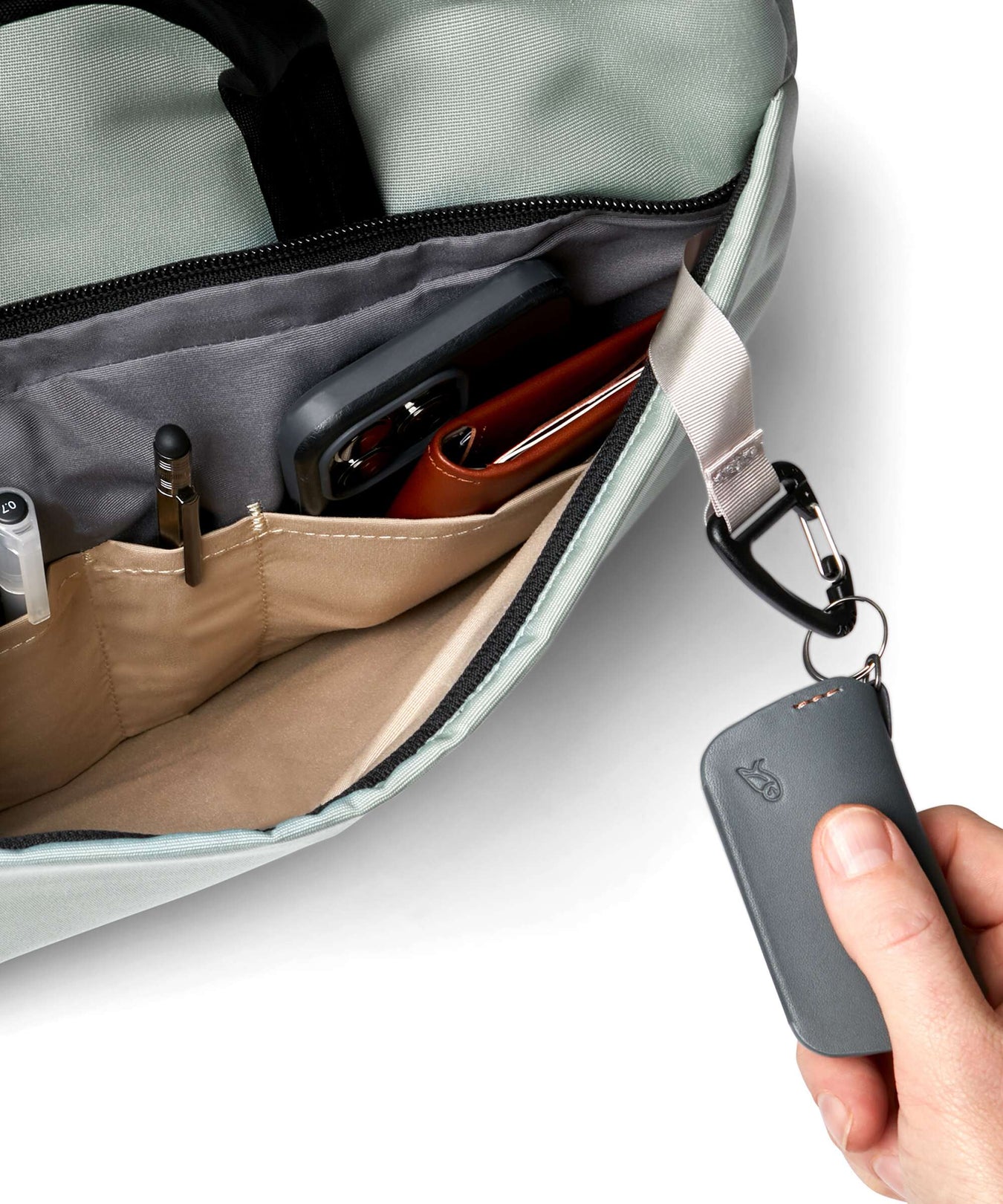 Bellroy Via 14L Briefcase eucalyptus