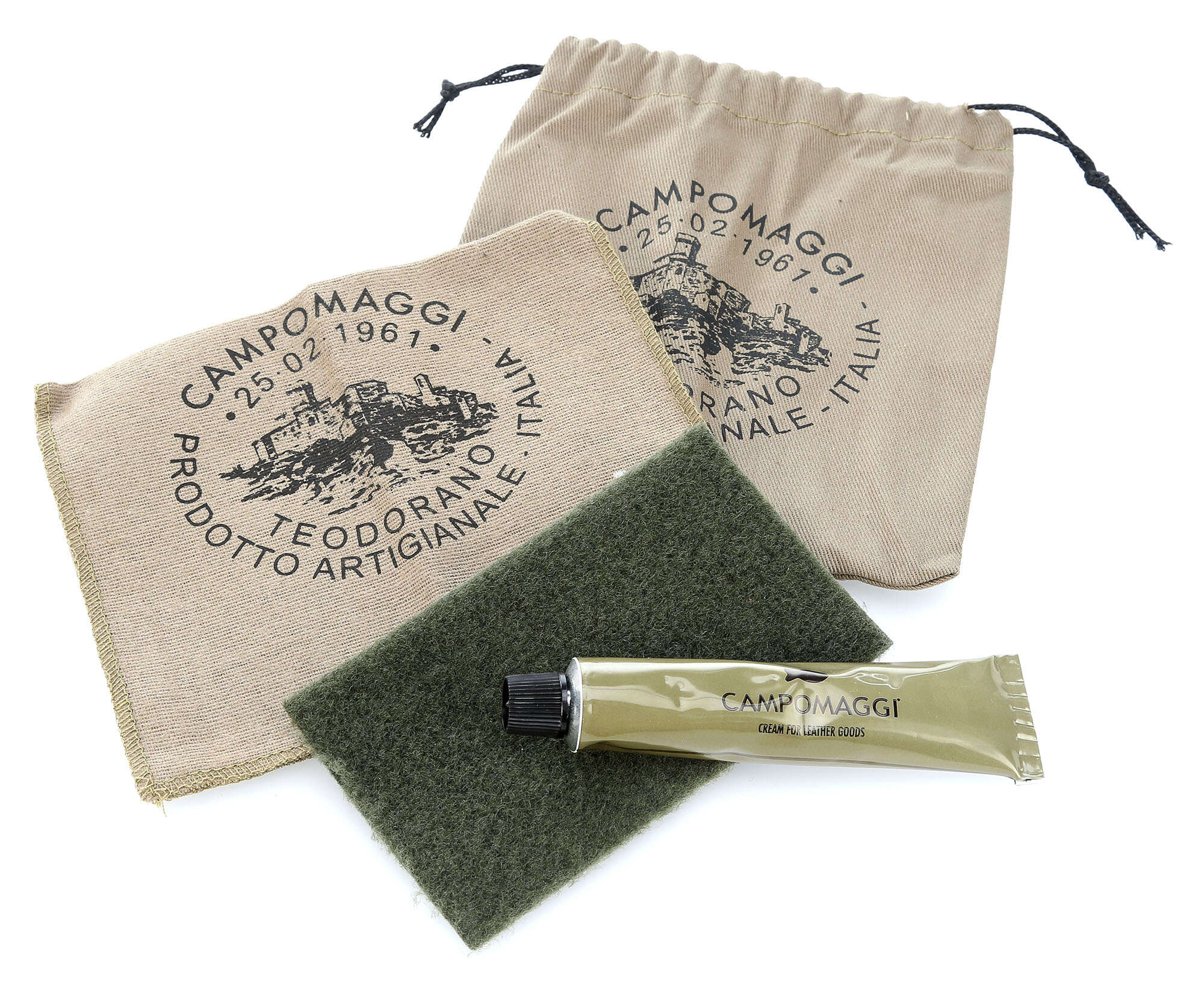 Campomaggi Messenger bag verde militare/moro